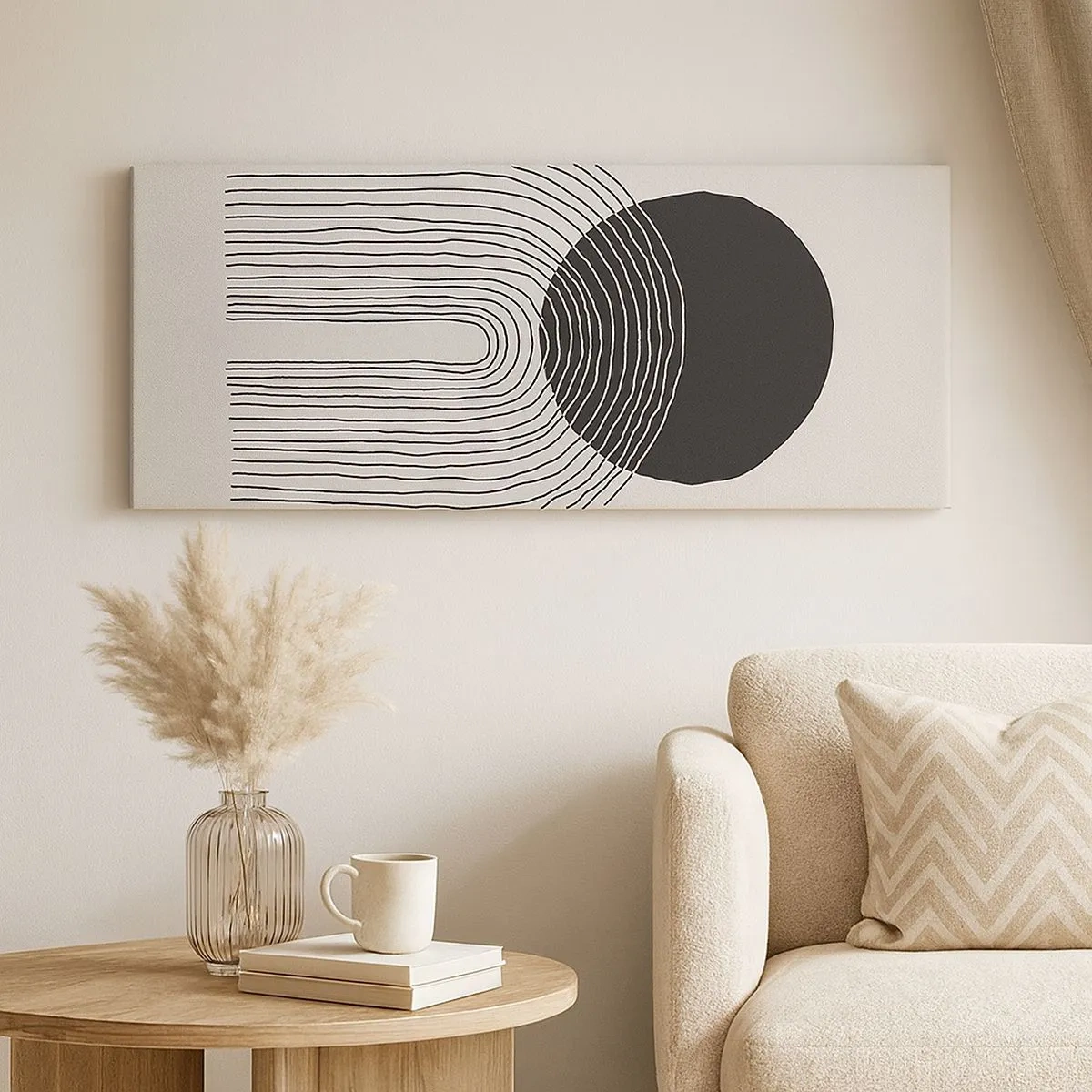 Canvas picture - Trembling and Certainty - 100x40 cm