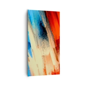 Canvas picture - Cascade of Colours - 65x120 cm