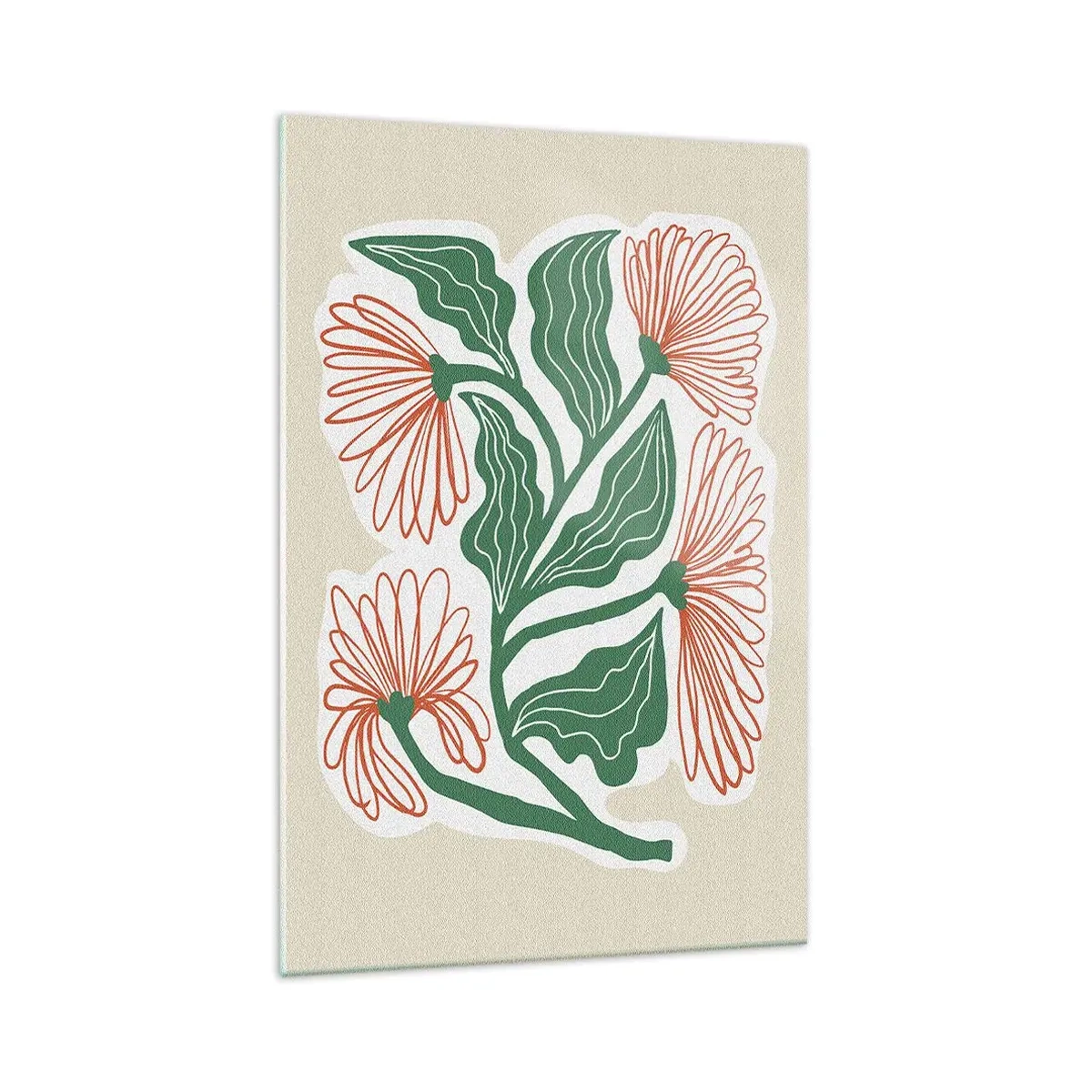 Glass picture - Folk and Modern - 70x100 cm