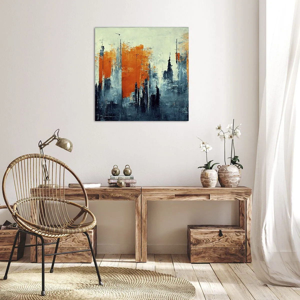 Canvas picture - Modern Landscape - 50x50 cm