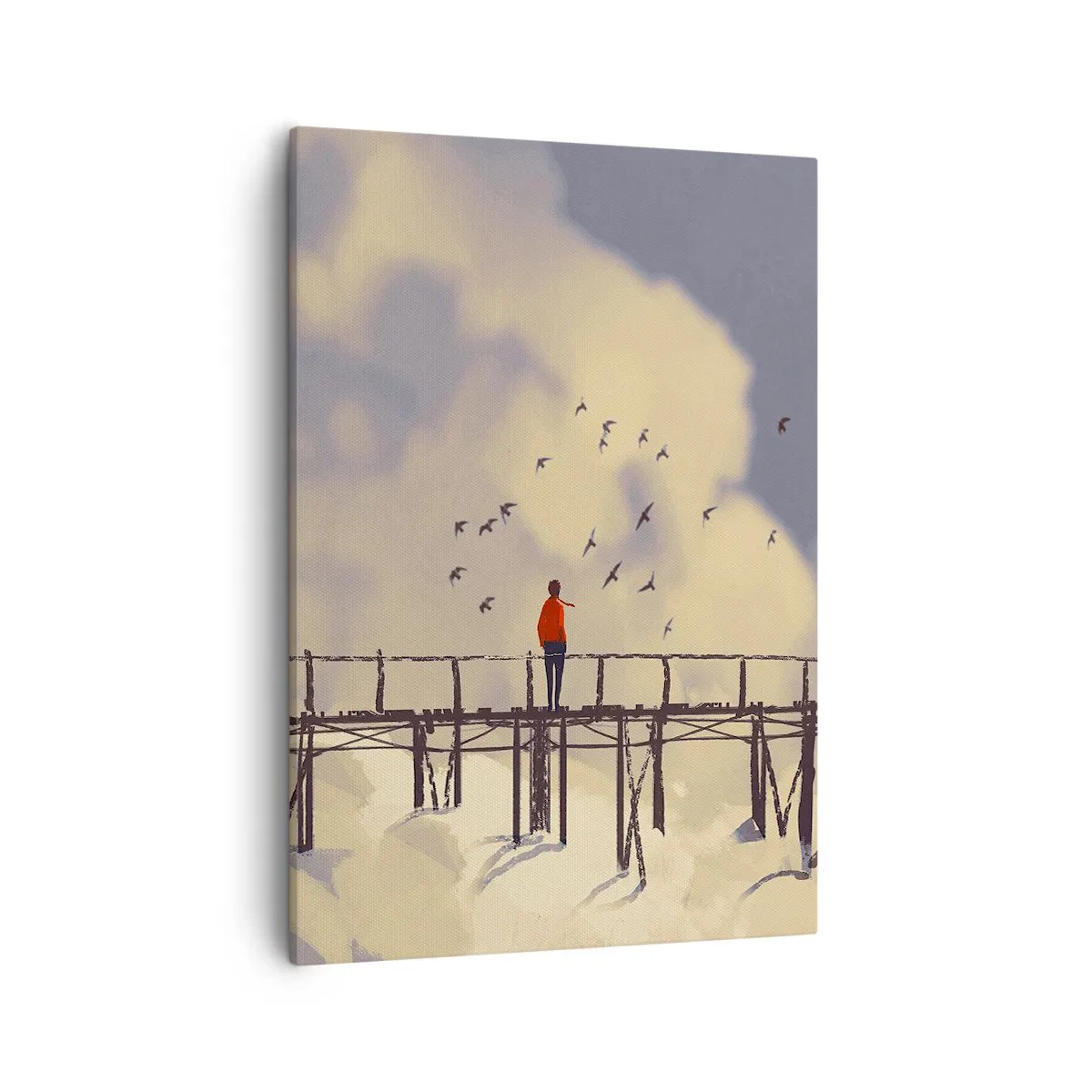 Canvas picture - Blue Longing - 50x70 cm
