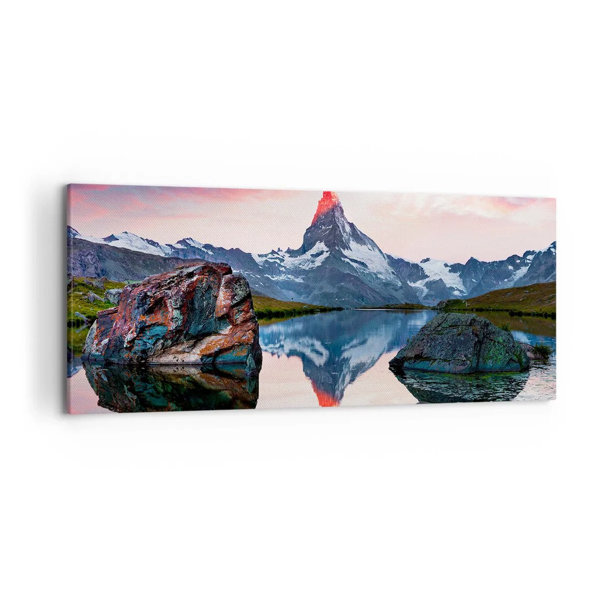 Canvas picture - Heart of the Mountains Is Hot - 120x50 cm