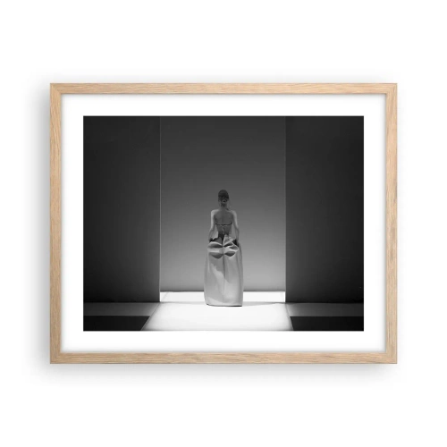 Poster in light oak frame - Refined Simplicity - 50x40 cm