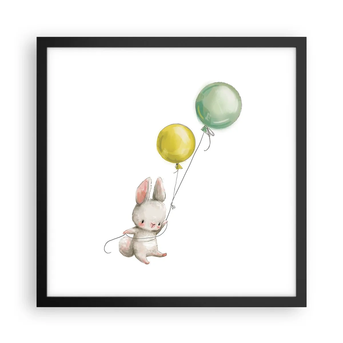 Poster in black frame - I Will Fly Too! - 40x40 cm