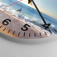 Clock face with numbers