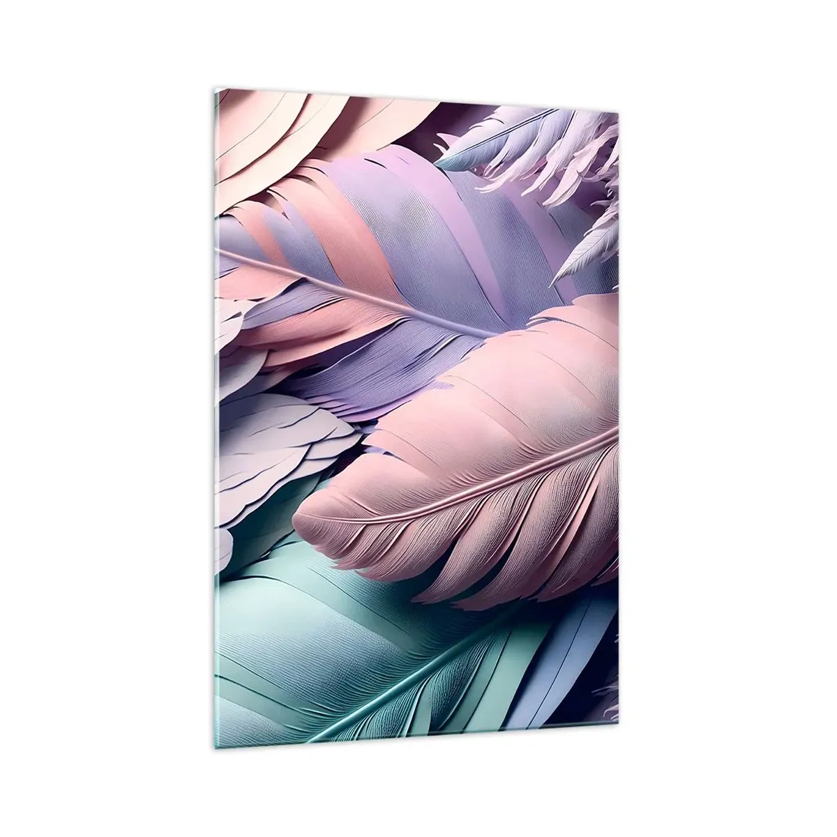 Glass picture - Birdie Chic - 70x100 cm