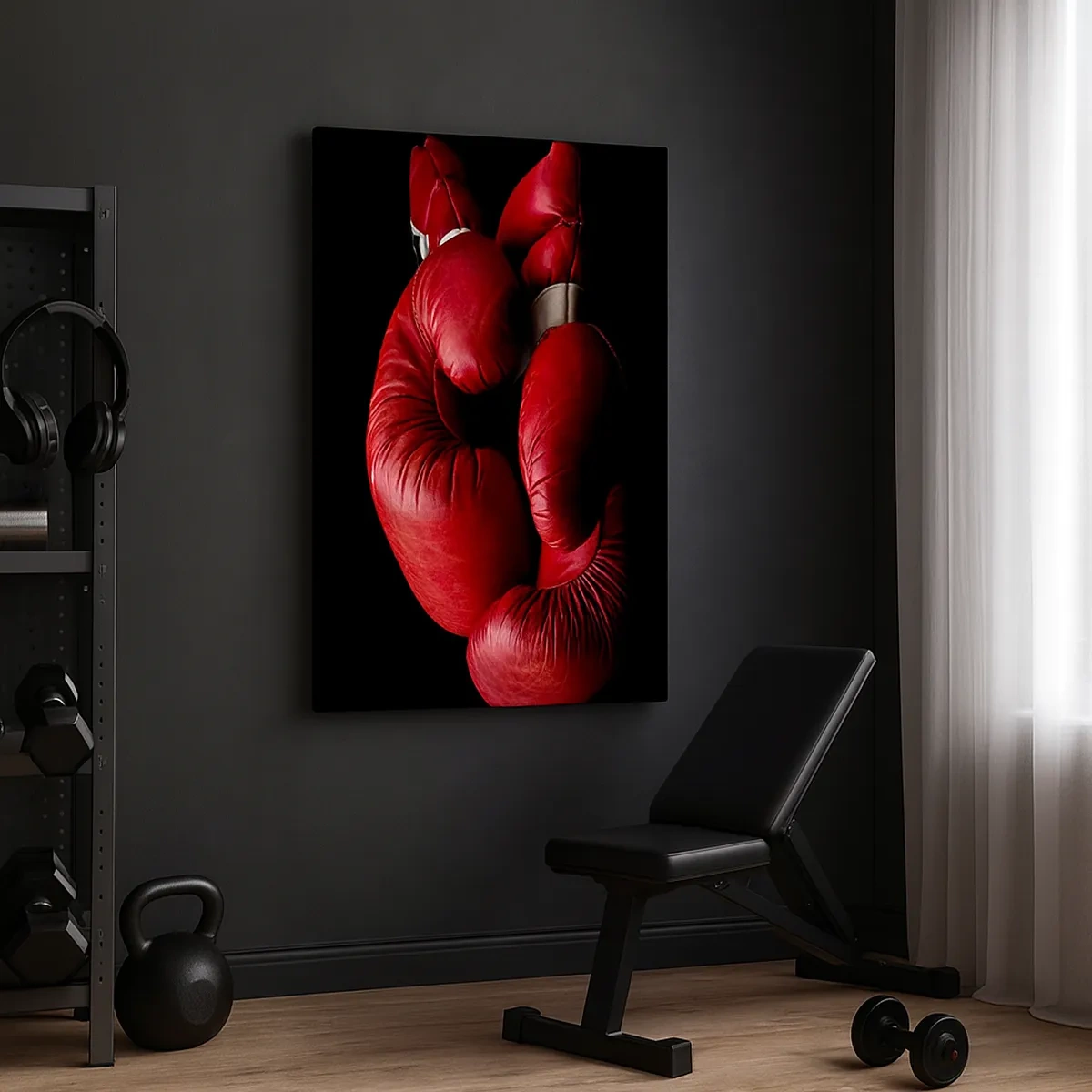 Canvas picture - Fight Emotions Are Behind Us - 50x70 cm