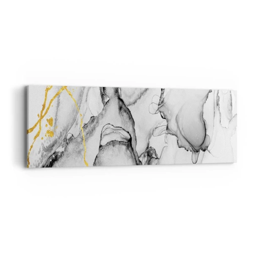 Canvas picture - Composition with a Golden Motif - 90x30 cm