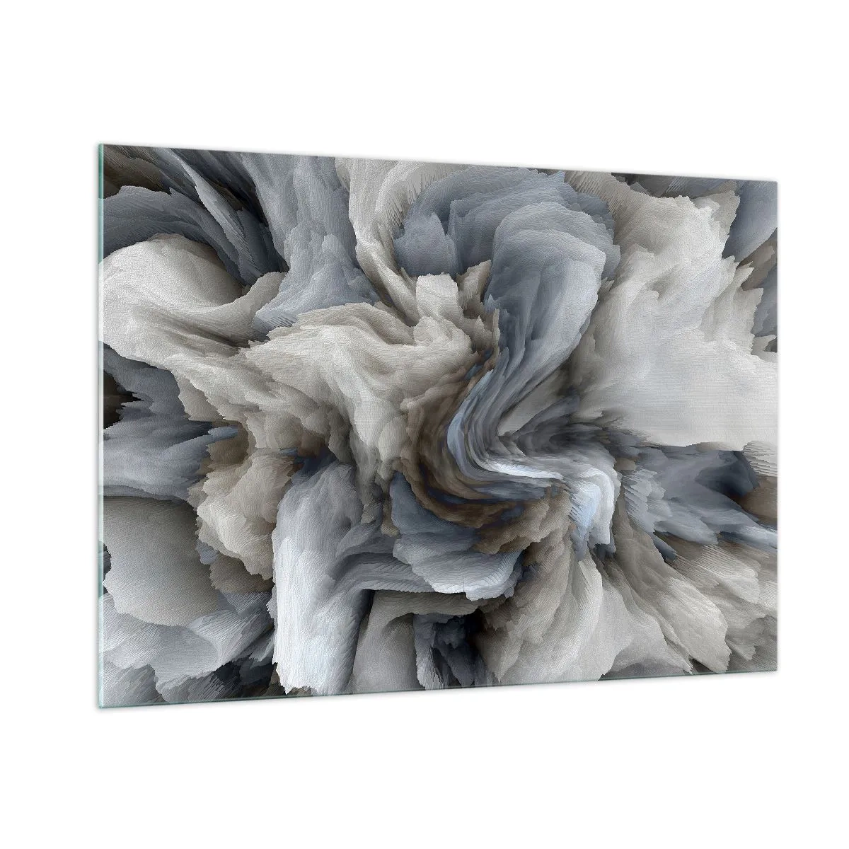 Glass picture - Stone and Flower - 100x70 cm