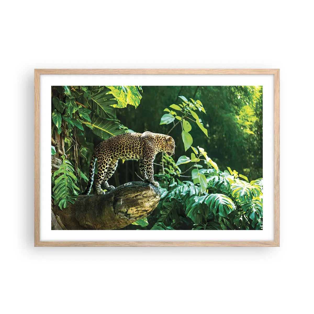 Poster in light oak frame - Going Hunting? - 70x50 cm