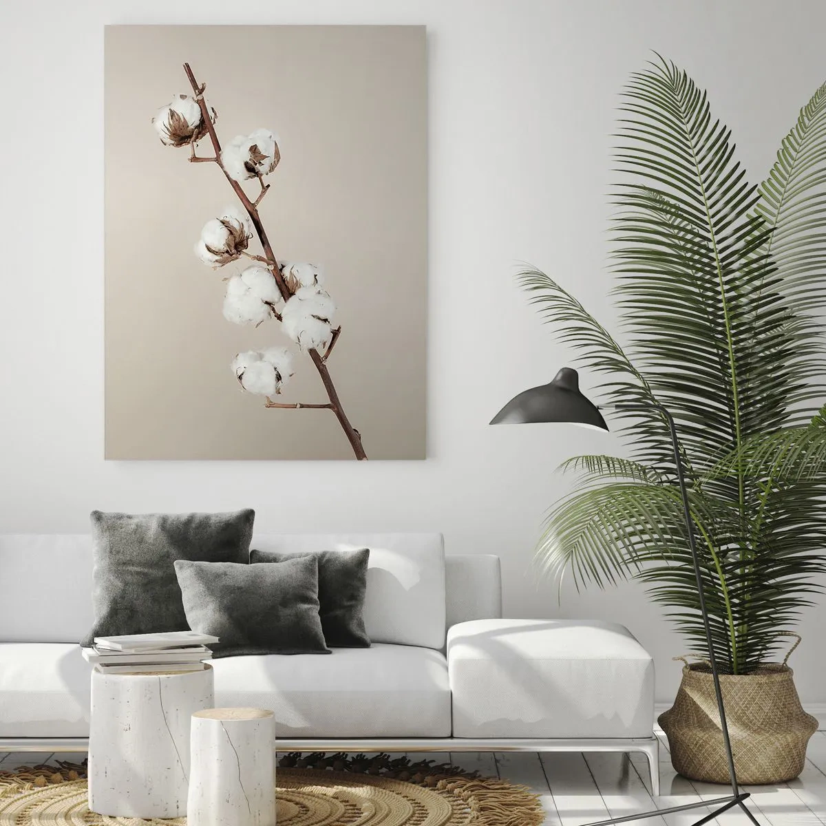 Glass picture - At the Heart of Softness - 80x120 cm