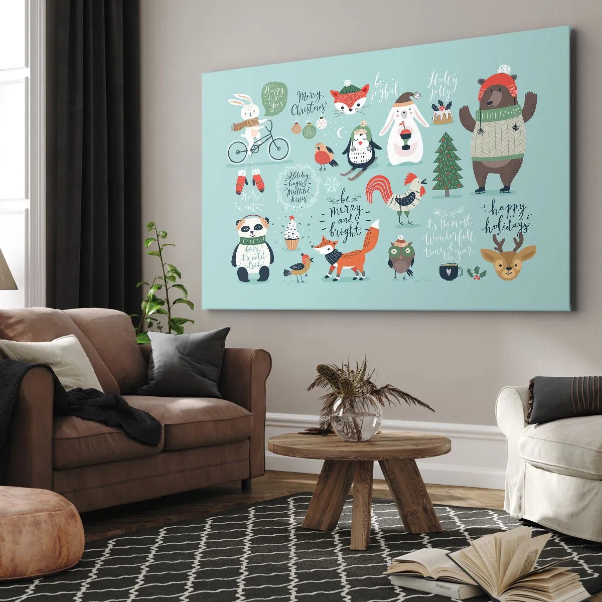 Canvas picture - Let Christmas Last Forever! - 120x80 cm
