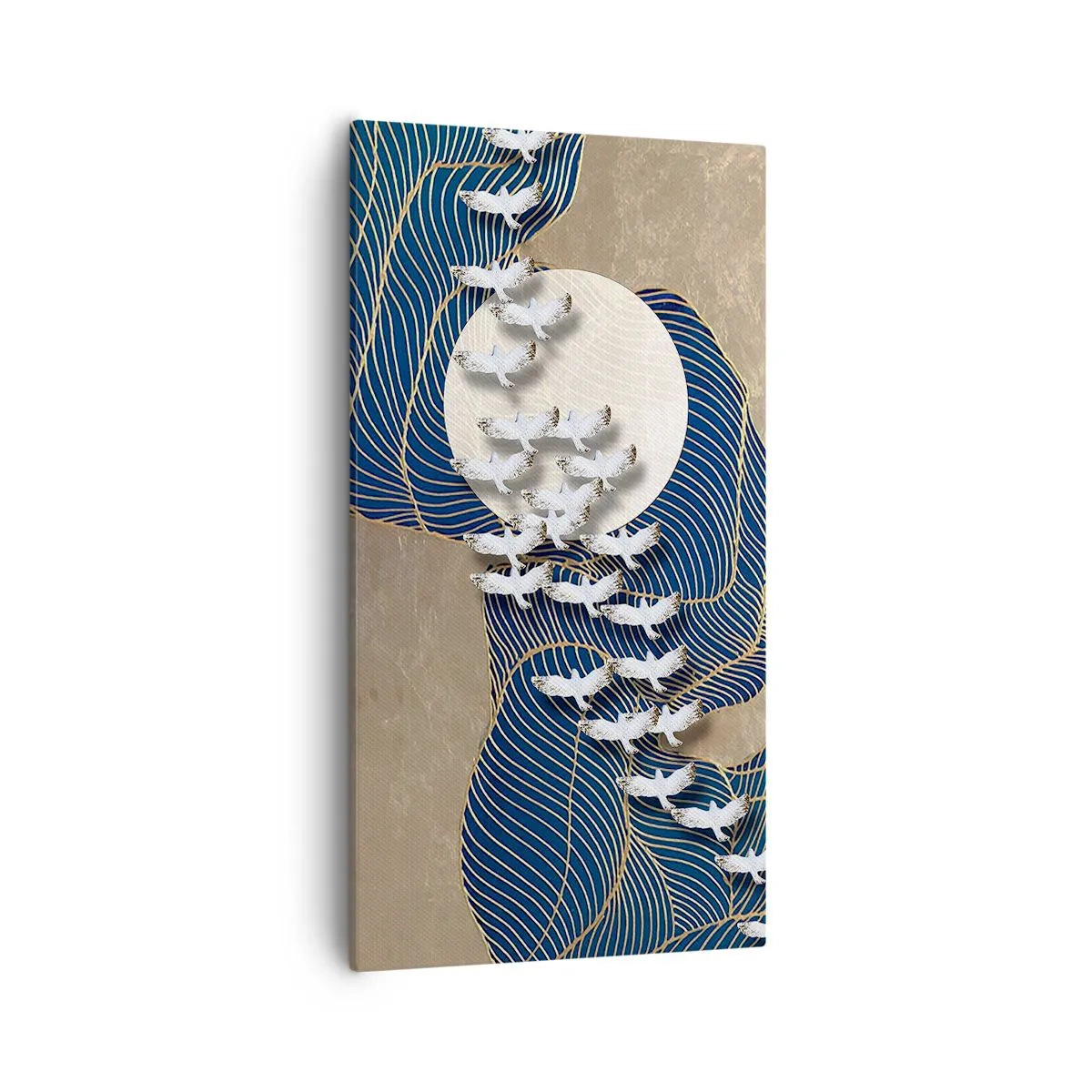 Canvas picture - Freedom, Travel, Community - 55x100 cm