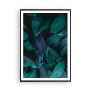 Poster in black frame - The Green Itself - 70x100 cm