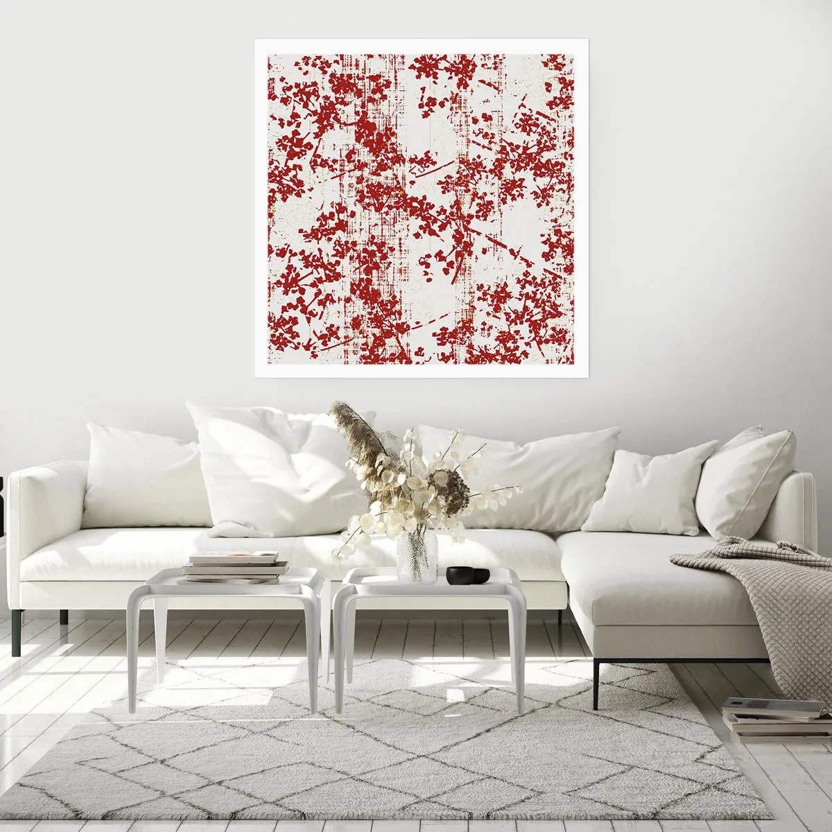 Poster - Like Old-fashioned Percale - 60x60 cm