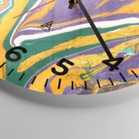 Clock face with numbers