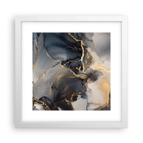 Poster in white frmae - Life of a Stone - 30x30 cm