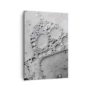Canvas picture - Foamy Footprint - 50x70 cm