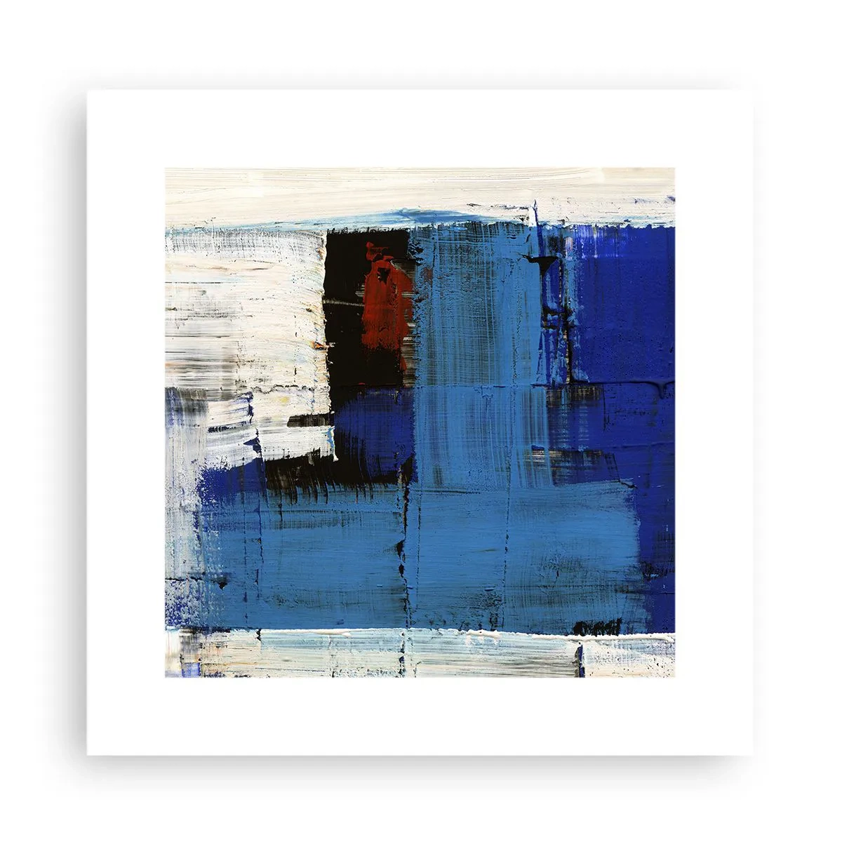Poster - The Secret of Blue - 30x30 cm
