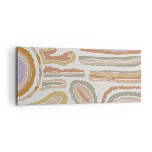 Canvas picture - Colourful Cross-Sections - 100x40 cm