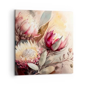 Canvas picture - Profile and En Face - 50x50 cm