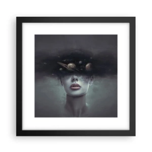 Poster in black frame - And Planets are Revolving… - 30x30 cm
