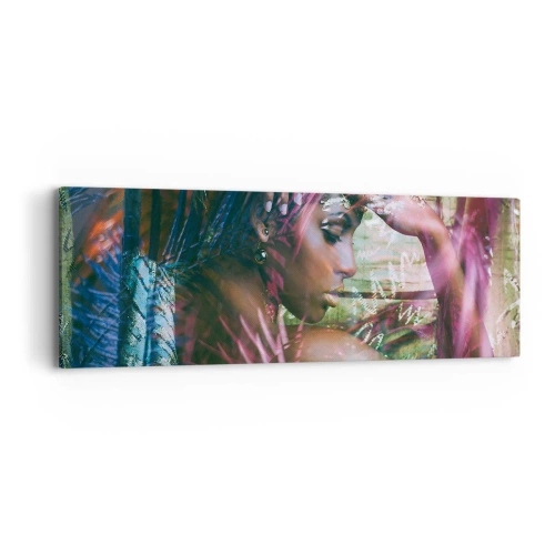 Canvas picture - Mother Nature in the Jungle - 90x30 cm