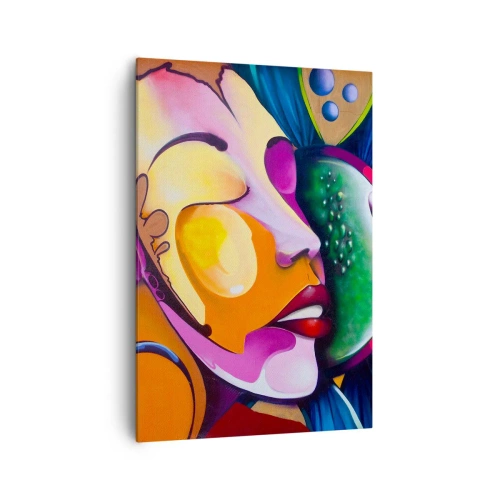Canvas picture - Touching with a Colour - 70x100 cm