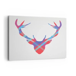 Canvas picture - Scottish Deer - 120x80 cm
