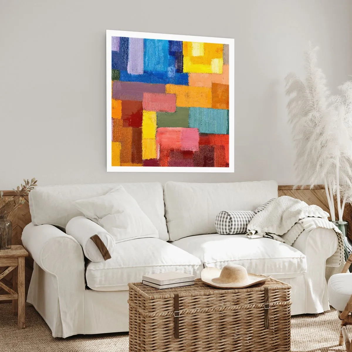 Poster - Each Different, All Colourful - 30x30 cm
