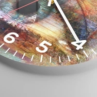 Clock face with numbers