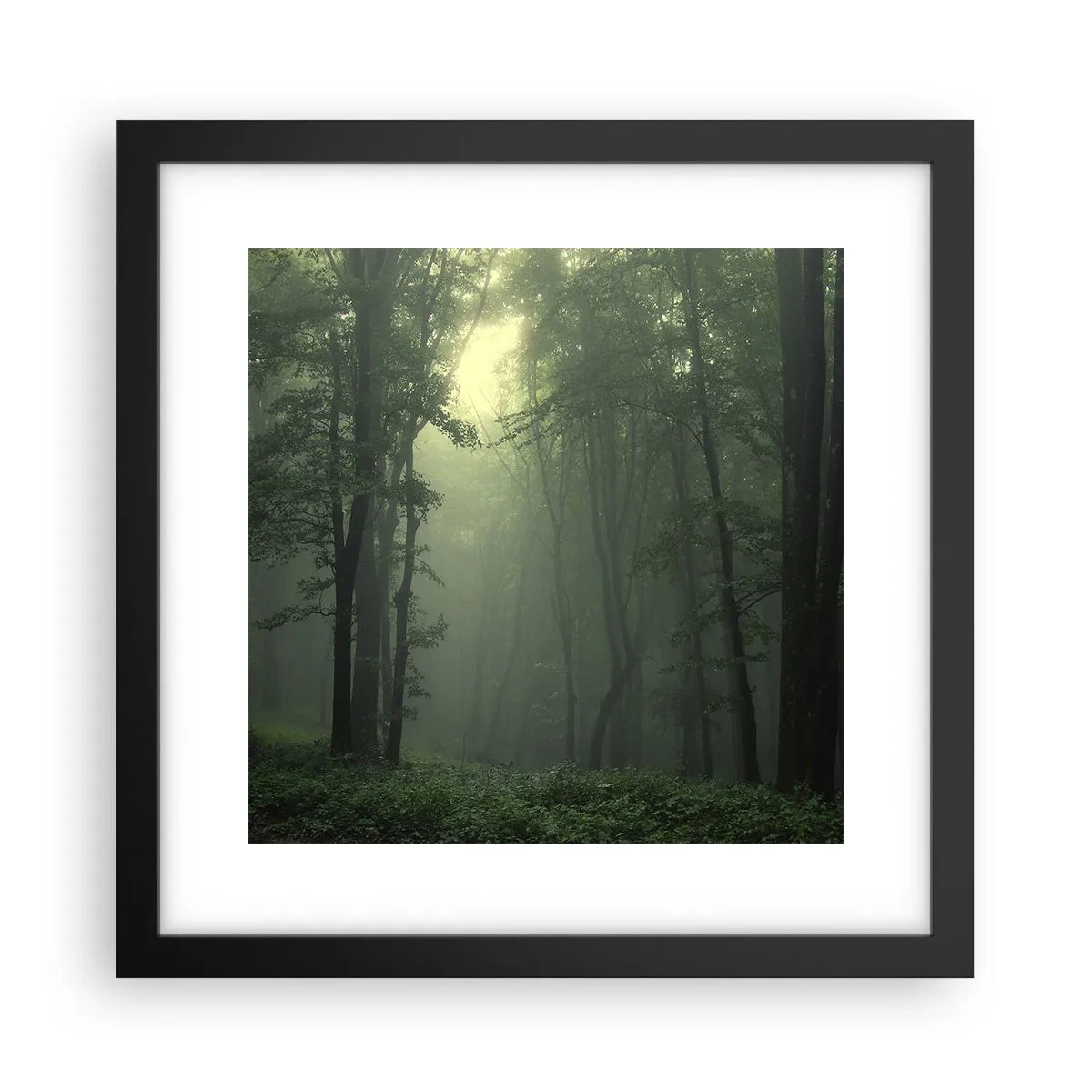 Poster in black frame - Before It Wakes Up - 30x30 cm