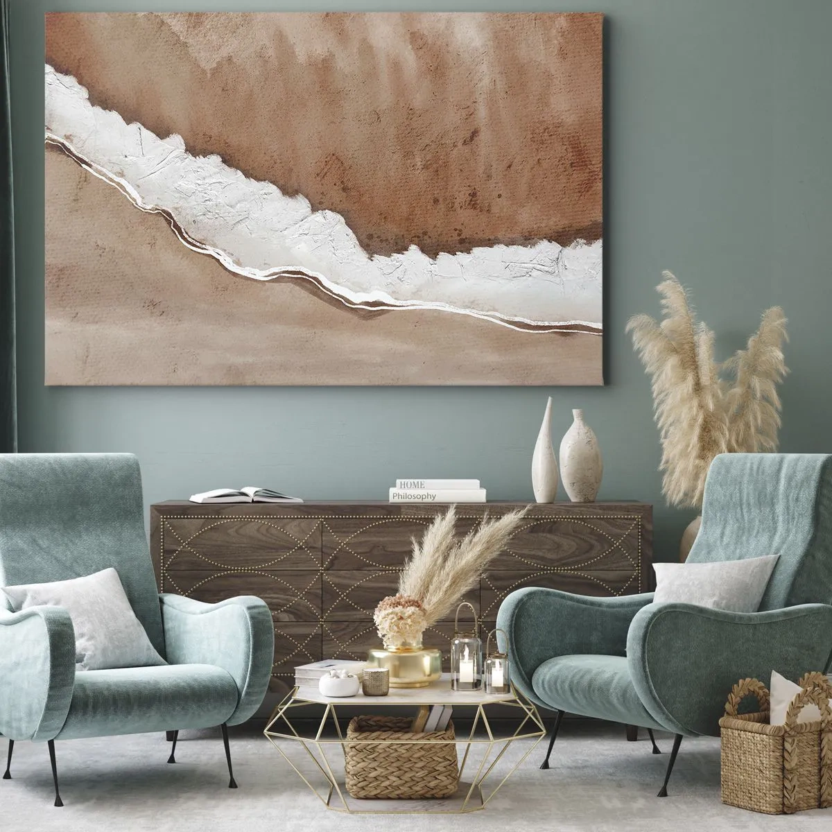 Canvas picture - Earth Colours - 120x80 cm