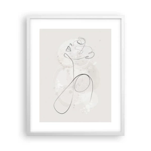 Poster in white frmae - Spiral of Beauty - 40x50 cm