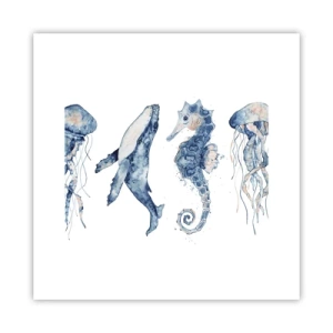 Poster - Sea Quirks - 30x30 cm