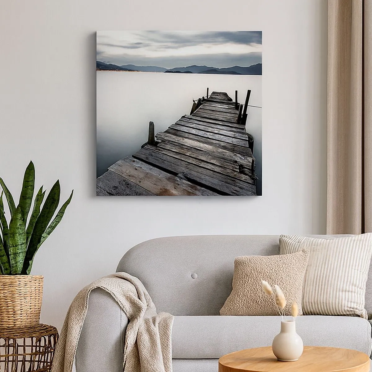 Canvas picture - Submerging in Tranquility - 30x30 cm