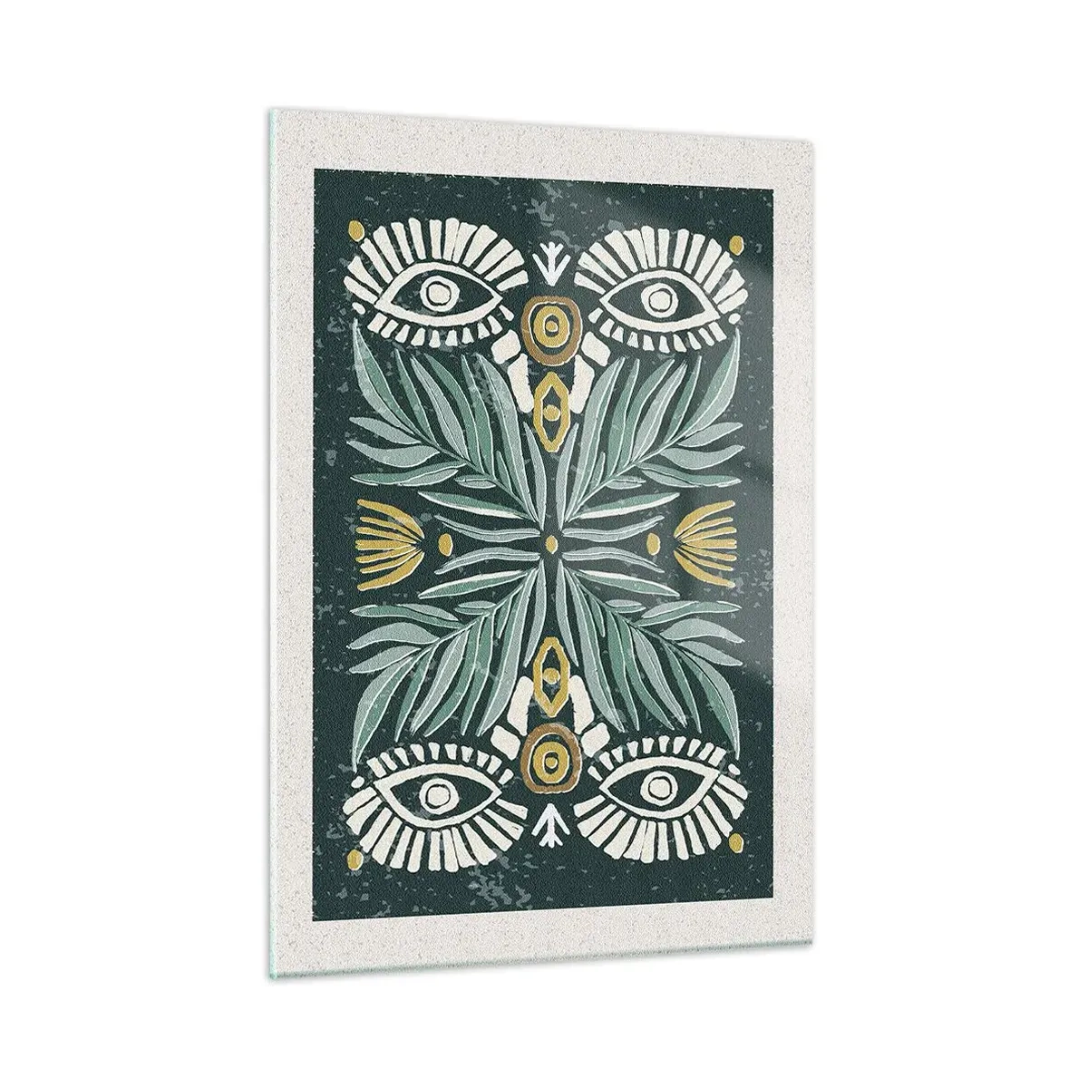 Glass picture - Like a Folklore Cutout - 50x70 cm