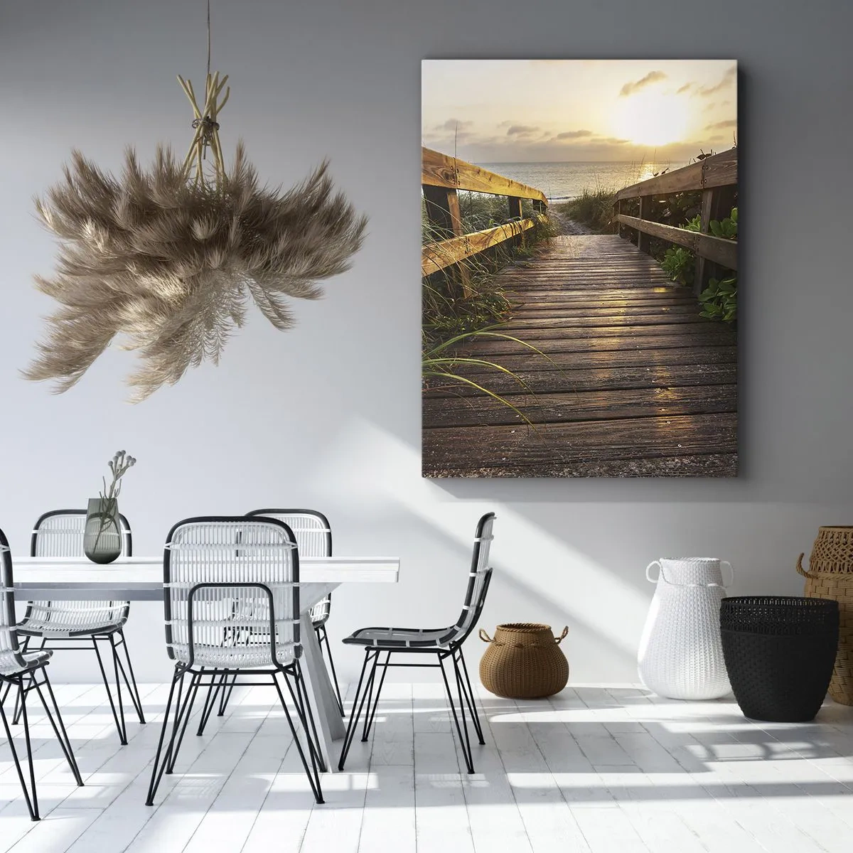 Canvas picture - Straigh to the Shore - 70x100 cm