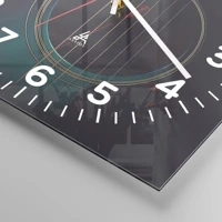 Clock face with numbers