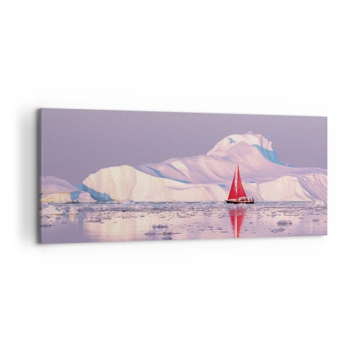 Canvas picture - Heat of the Sail, Cold of the Ice - 120x50 cm