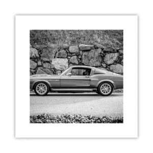 Poster - Legend of the 60-ies - 30x30 cm