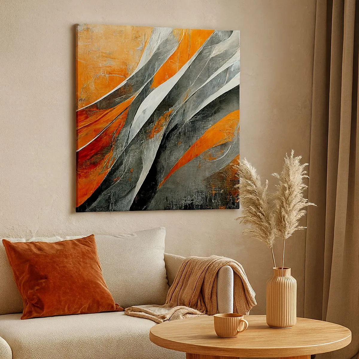 Canvas picture - Heat and Coolness - 30x30 cm
