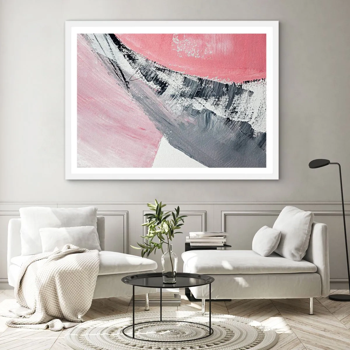 Poster in white frmae - Fitted Composition - 70x50 cm