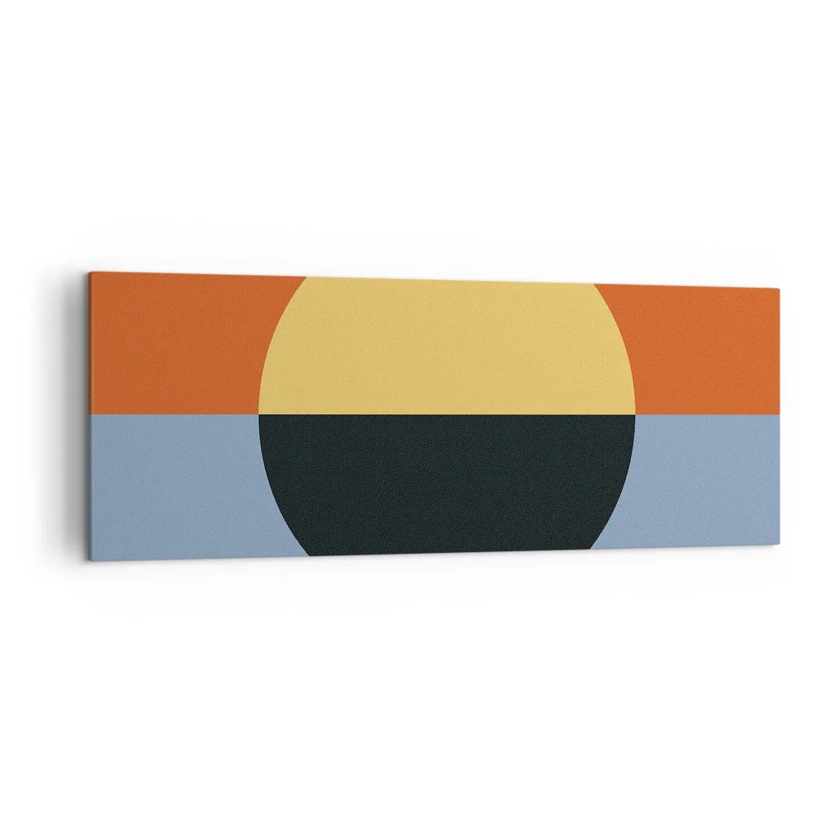 Canvas picture - Composition of Warm and Cool - 140x50 cm