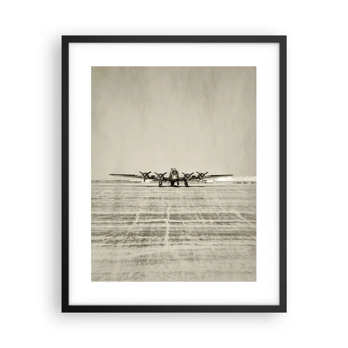 Poster in black frame - Ready as Always - 40x50 cm