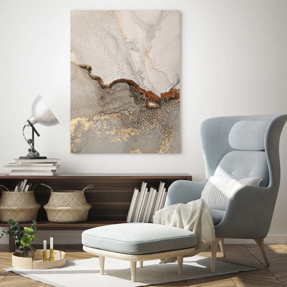 Glass picture - On the Border of Colours - 50x70 cm