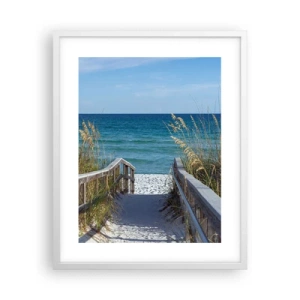 Poster in white frmae - In the Sun, out in the Wind - 40x50 cm