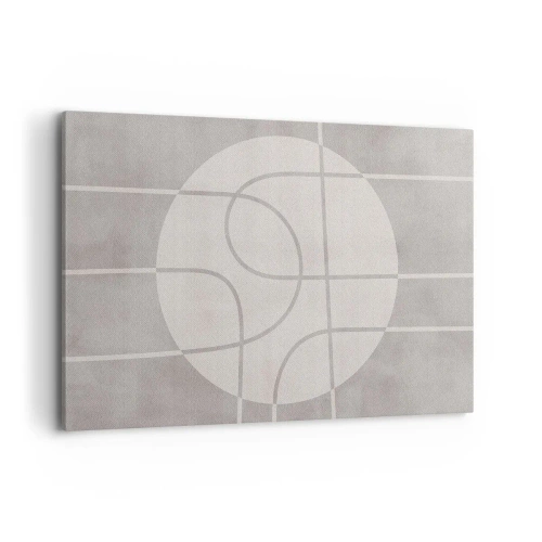Canvas picture - Circular and Straight - 120x80 cm