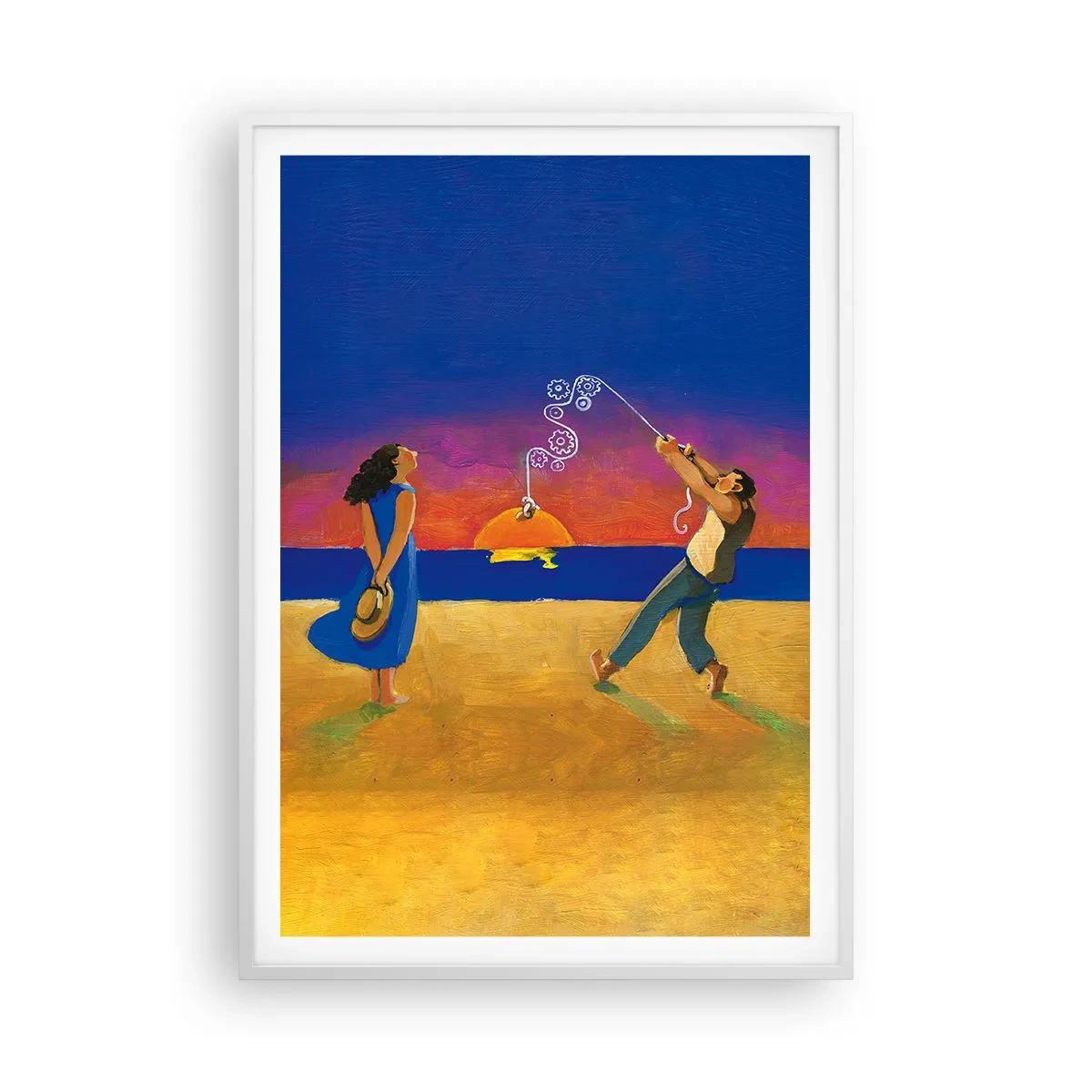 Poster in white frmae - More than a Star from the Sky - 70x100 cm