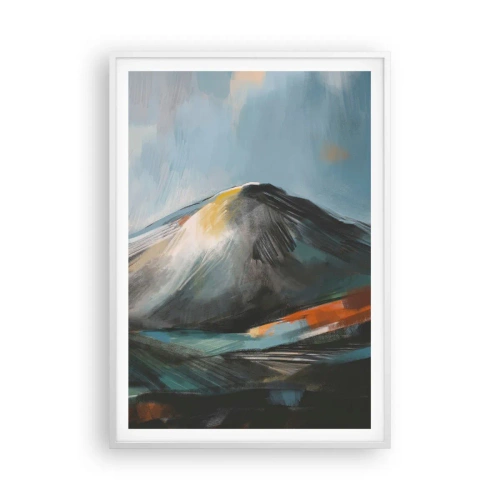 Poster in white frmae - Raw and Beautiful - 70x100 cm